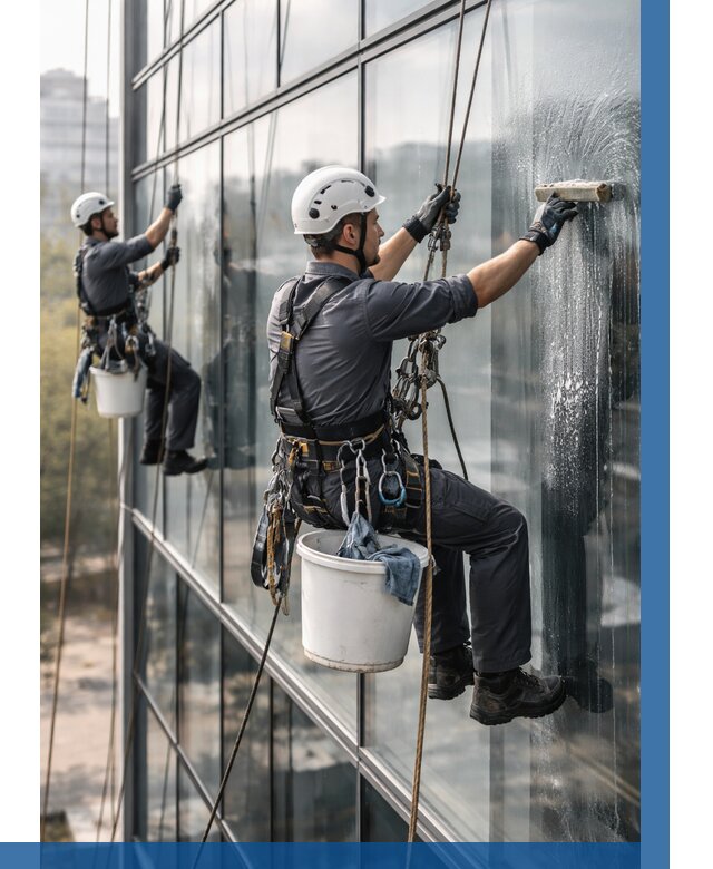 Мойка сплошного остекления в Набережных Челнах, заказать от 305 р.| ВЫСОТНИК-Нбр