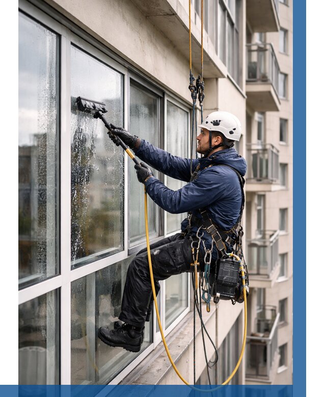 Мойка балконного остекления в Набережных Челнах от 3555 р. | ВЫСОТНИК-Нбр