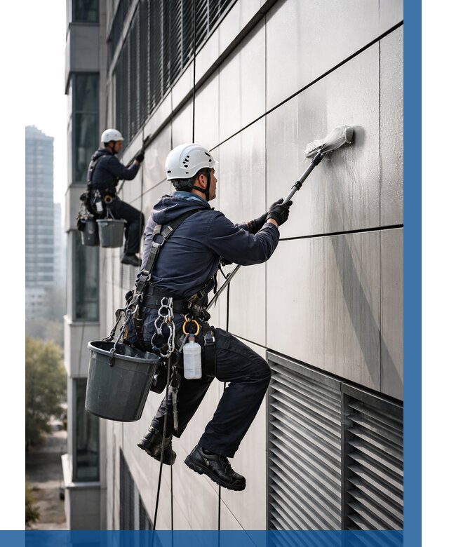 Мойка вентилируемого фасада в Набережных Челнах от 254 р. | ВЫСОТНИК-Нбр