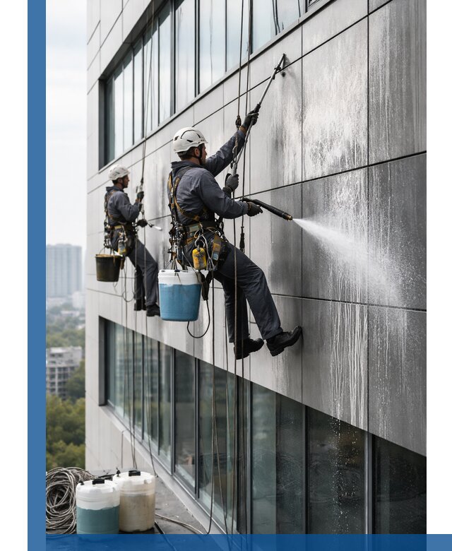 Профессиональная мойка вентилируемых фасадов в Набережных Челнах