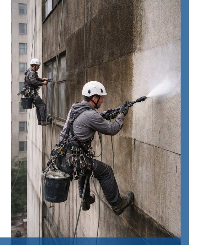 Очистка фасада от копоти в Набережных Челнах от 254 р. | ВЫСОТНИК-Нбр