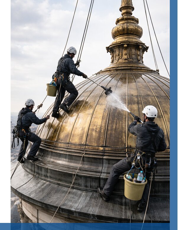 Мойка куполов и шпилей в Набережных Челнах от 8126 р. - заказать | ВЫСОТНИК-Нбр