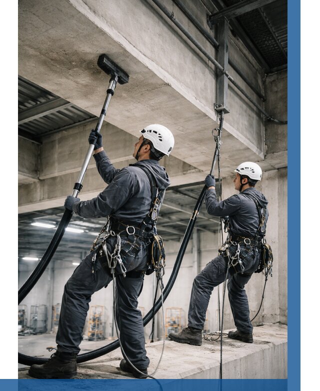 Обеспыливание потолочных конструкций в Набережных Челнах от 254 р. |ВЫСОТНИК-Нбр