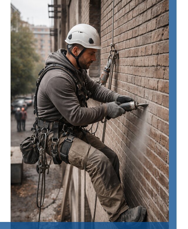 Расшивка кирпичных швов в Набережных Челнах от 609 р. | ВЫСОТНИК-Нбр