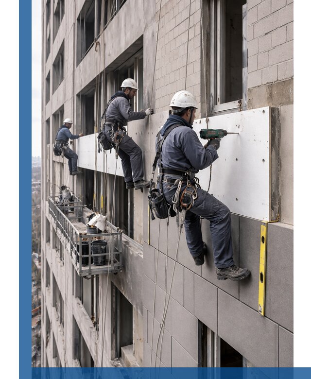 Монтаж фасадных термопанелей высокого качества в Набережных Челнах