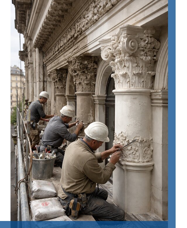 Реставрация фасадной лепнины в Набережных Челнах от 2540 р. | ВЫСОТНИК-Нбр