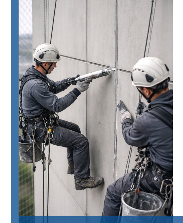 Первичная герметизация швов фасадов и кровель в Набережных Челнах