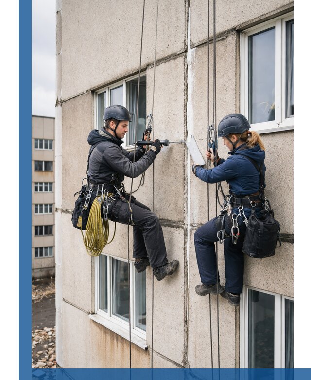 Герметизация межпанельных швов тёплым швом в Набережных Челнах