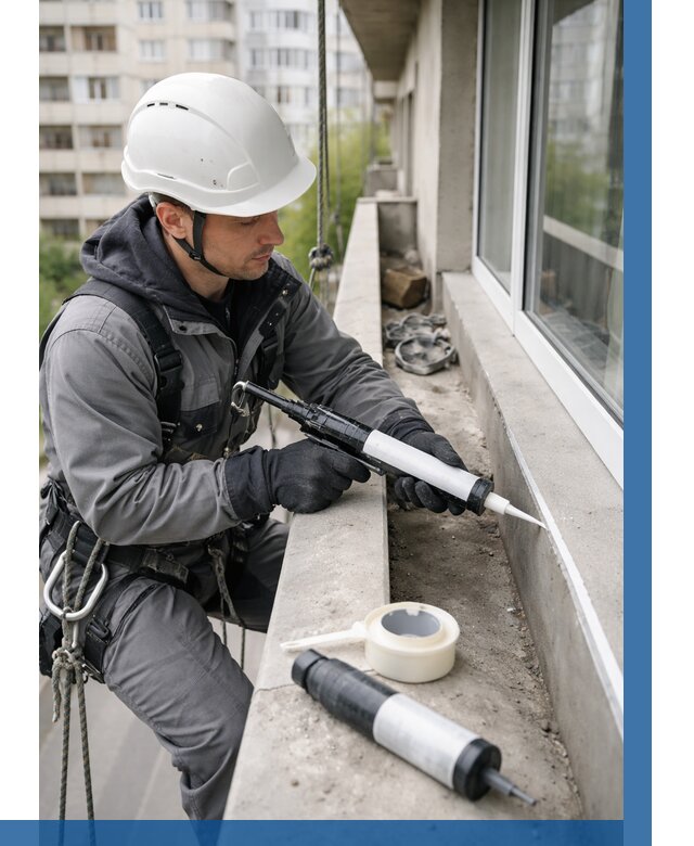 Герметизация швов лоджии в Набережных Челнах от 4571 р. | ВЫСОТНИК-Нбр