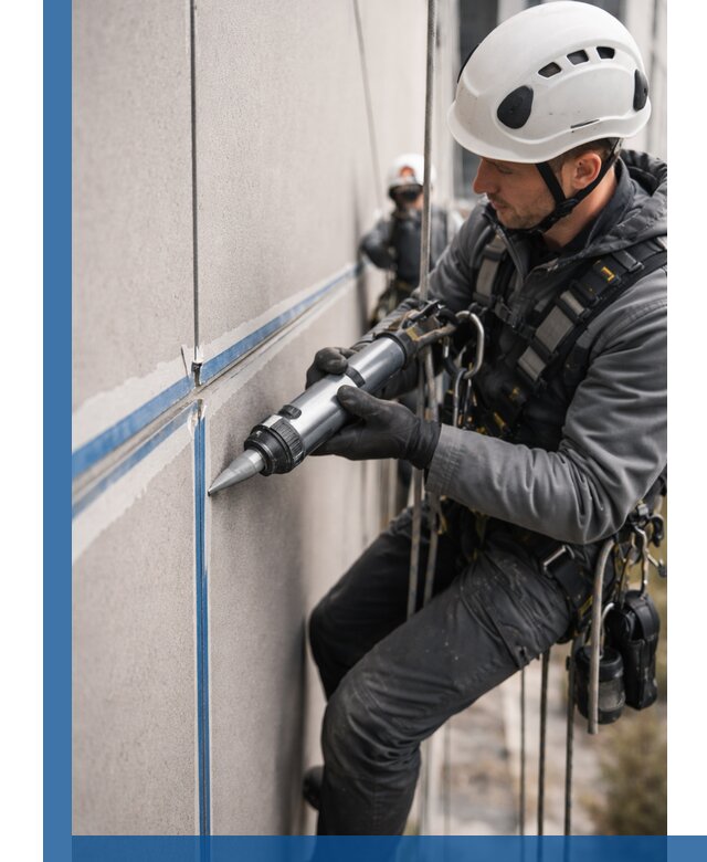 Герметизация стыков фасадных панелей в Набережных Челнах качественно и быстро