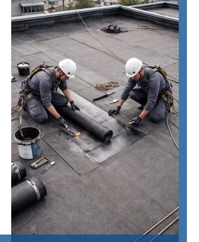 Ремонт мягкой кровли под ключ в Набережных Челнах от 711 р. | ВЫСОТНИК-Нбр