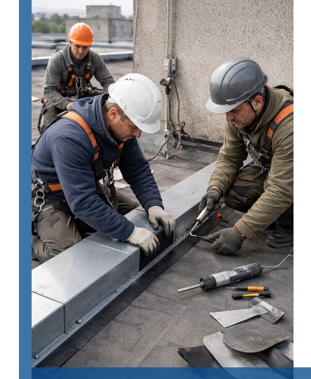 Ремонт кровельных примыканий в Набережных Челнах профессионально