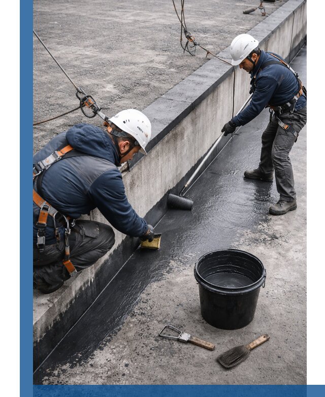 Гидроизоляция кровли жидкой резиной профессионально в Набережных Челнах