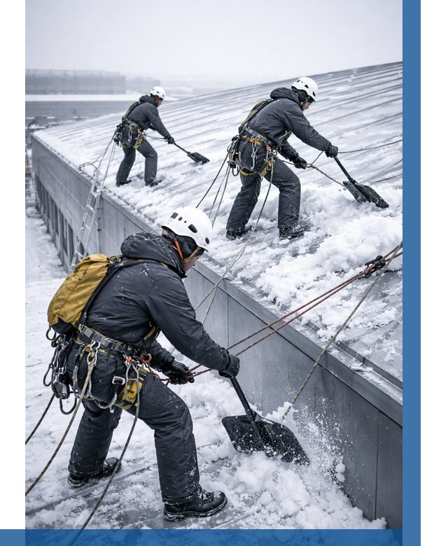 Очистка навесов от снега в Набережных Челнах от 4571 р. | ВЫСОТНИК-Нбр