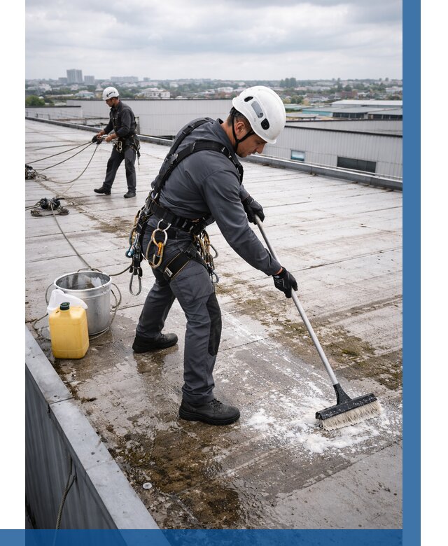 Очистка крыши по графику в Набережных Челнах от 7619 р. | ВЫСОТНИК-Нбр