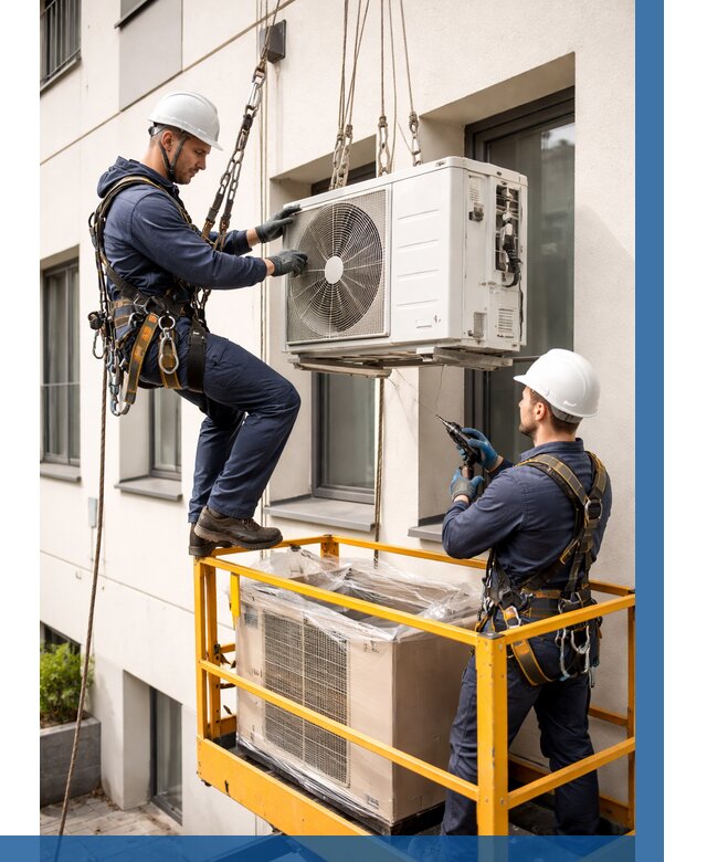 Демонтаж внешнего блока кондиционера в Набережных Челнах от 3555 р. | ВЫСОТНИК-Нбр