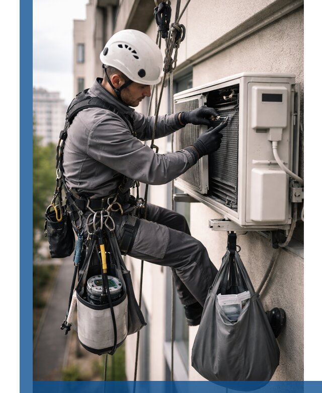 Обслуживание внешнего блока кондиционера в Набережных Челнах профессионально