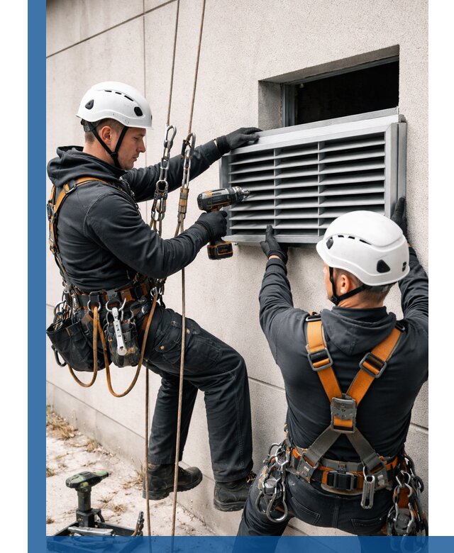 Монтаж вентиляционных решеток в Набережных Челнах профессиональный сервис