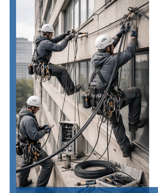 Прокладка оптоволоконного кабеля в Набережных Челнах под ключ с тестированием