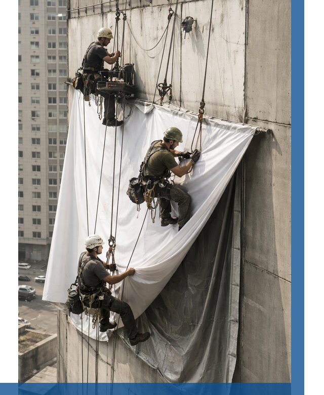Замена баннерного полотна в Набережных Челнах от 6603 р. | ВЫСОТНИК-Нбр—заказать