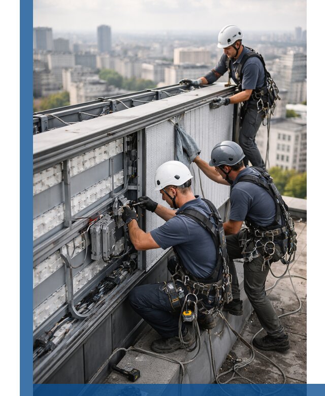 Профессиональное обслуживание крышной рекламы в Набережных Челнах под ключ