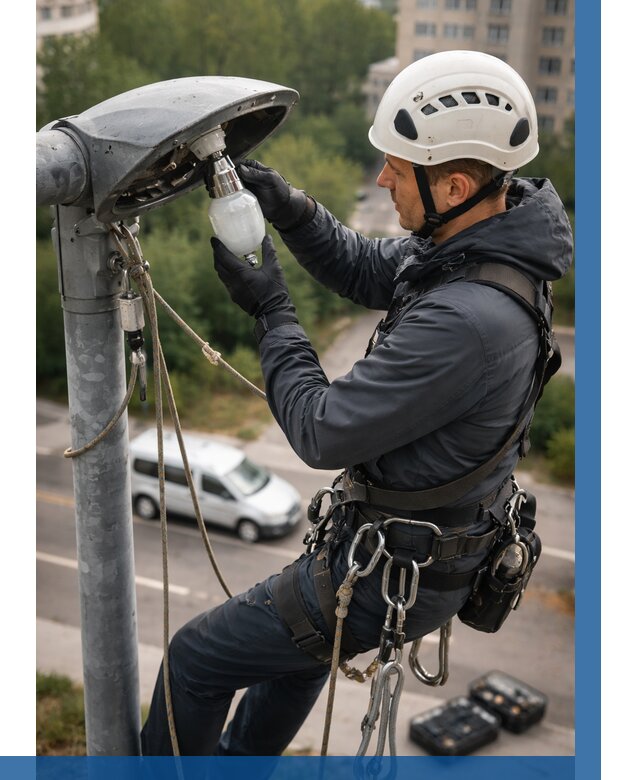 Замена ламп на высоте в Набережных Челнах от 2540 р. | ВЫСОТНИК-Нбр