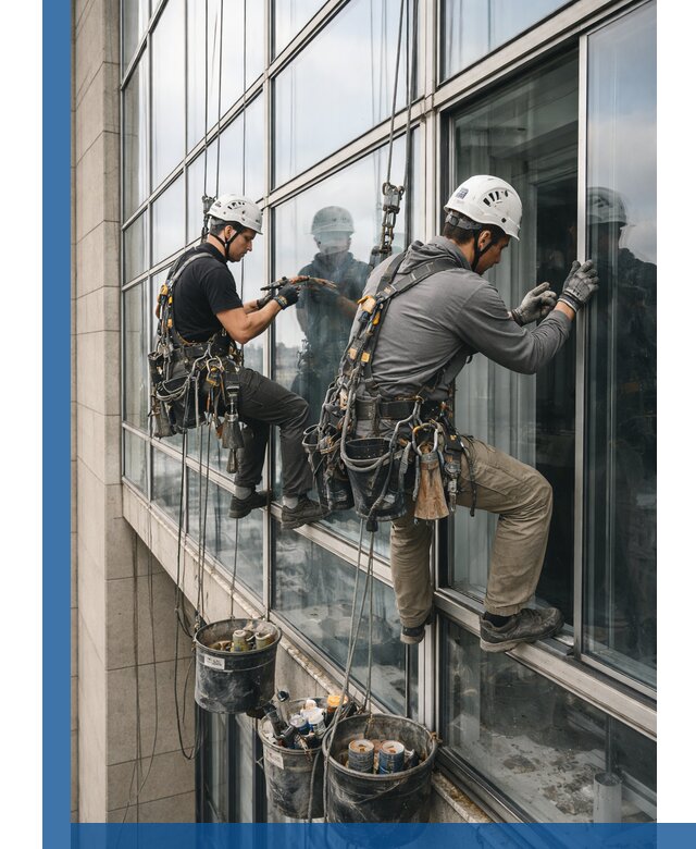 Ремонт витражных конструкций и фасадного остекления в Набережных Челнах