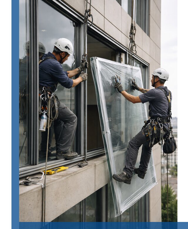 Профессиональная замена стекла в витраже в Набережных Челнах с гарантией