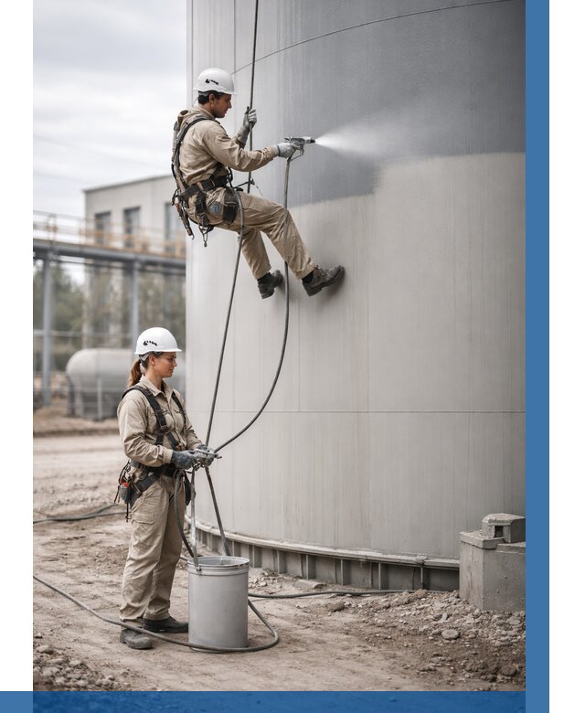 Покраска резервуаров в Набережных Челнах от 1219 р. | ВЫСОТНИК-Нбр — заказать