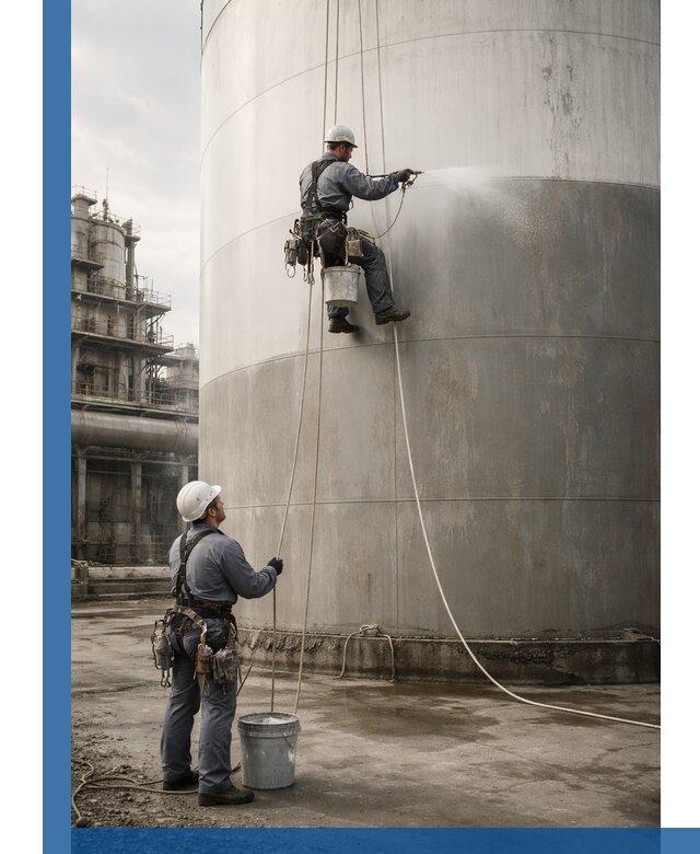 Покраска стальных резервуаров и емкостей в Набережных Челнах профессионально