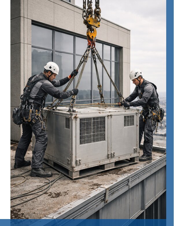 Такелажные работы на высоте в Набережных Челнах от 8126 р. | ВЫСОТНИК-Нбр