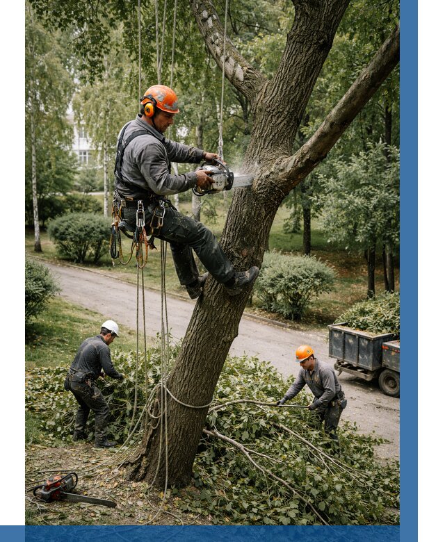Кронирование деревьев в Набережных Челнах от 6603 р. | ВЫСОТНИК-Нбр