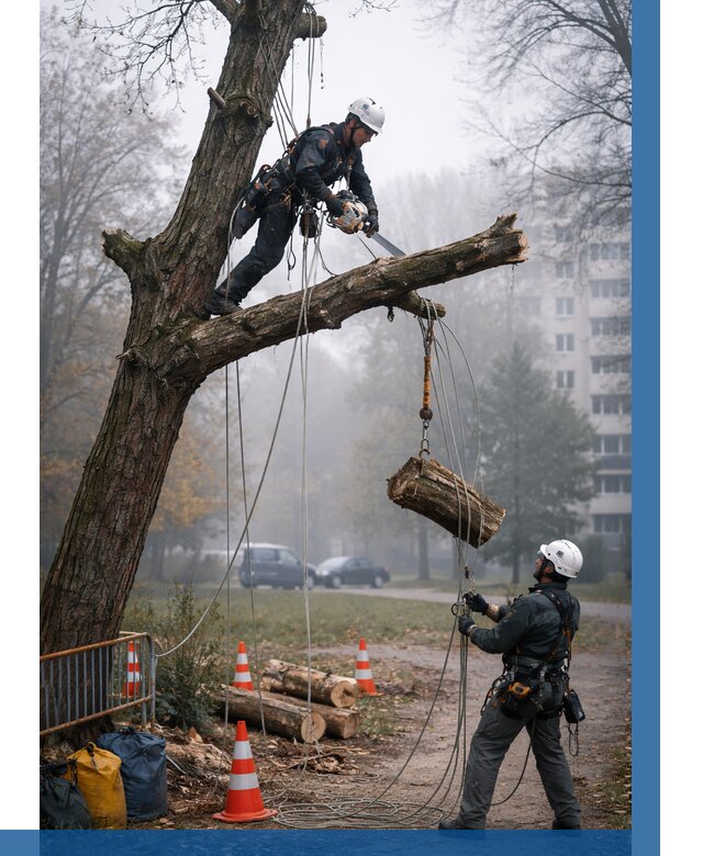 Удаление аварийных деревьев в Набережных Челнах от 15237 р. | ВЫСОТНИК-Нбр