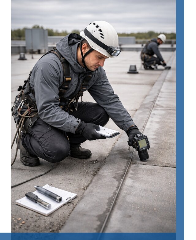 Обследование кровли на протечки в Набережных Челнах от 4571 р. | ВЫСОТНИК-Нбр