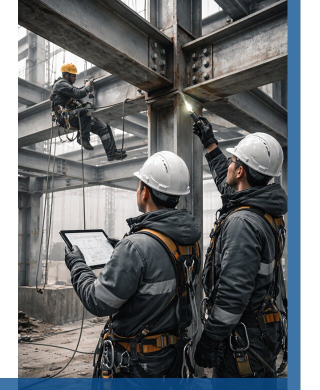 Обследование металлоконструкций в Набережных Челнах от 5587 р. | ВЫСОТНИК-Нбр